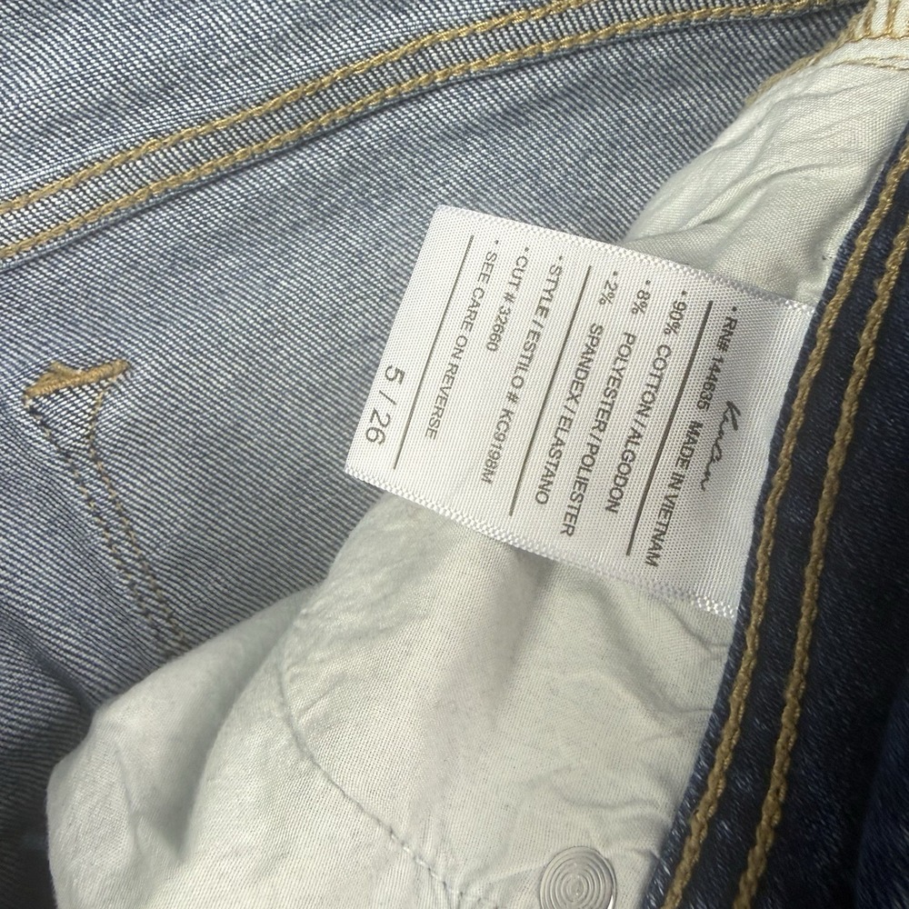 KanCan Jeans Medium Wash Distressed Waist Midrise Stretch Denim Casual 5 / 26 - Picture 3 of 7